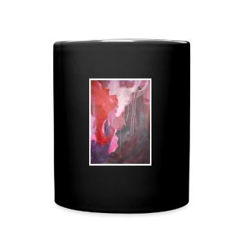 Gravure d'art originale "Phenix" - Mug uni - noir - Devant
