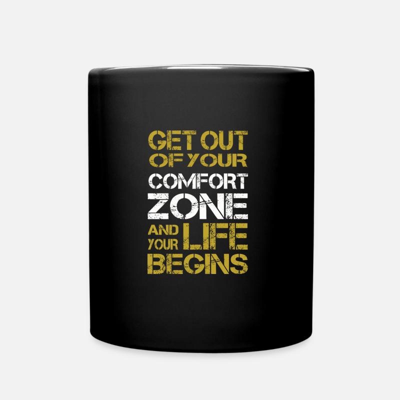 IDÉE CADEAU / IDÉE CADEAU DE ZONE DE FIN DE CONFORT - Mug uni - noir