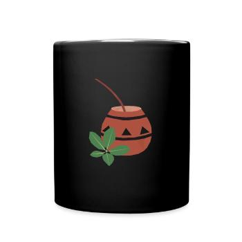 Mate Tee - Tasse einfarbig - Schwarz - Vorne