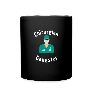 Chirurgien Gangster - Mug uni - noir - Devant