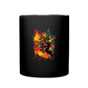 Scream in color - Full Colour Mug - black - Front