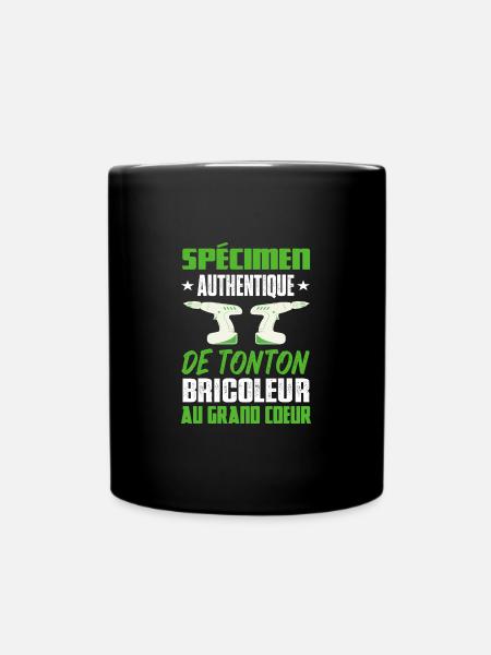 Maillot tonton bricoleur idée cadeau humour homme - Mug uni - noir