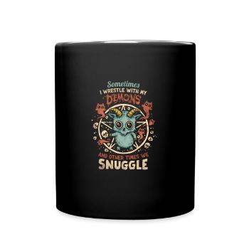 My Demons and I - Full Colour Mug - black - Front