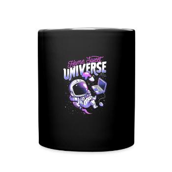 Home Sweet Universe - Full Colour Mug - black - Front