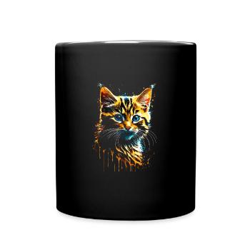 KITTEN - Full Colour Mug - black - Front