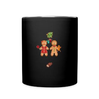 Christmas treats - Full Colour Mug - black - Front