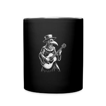 doctor plague playing the guitar - Full Colour Mug - black - Front