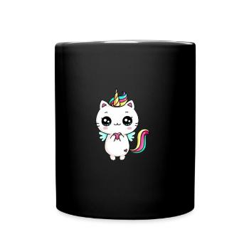 kitten - Full Colour Mug - black - Front
