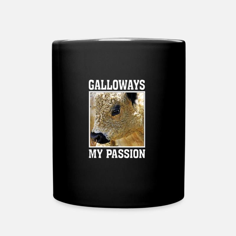 galloway / galloways / schottland / passion - Tasse einfarbig - Schwarz