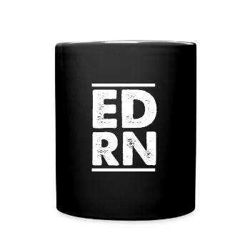 Notated nurse - Full Colour Mug - black - Front