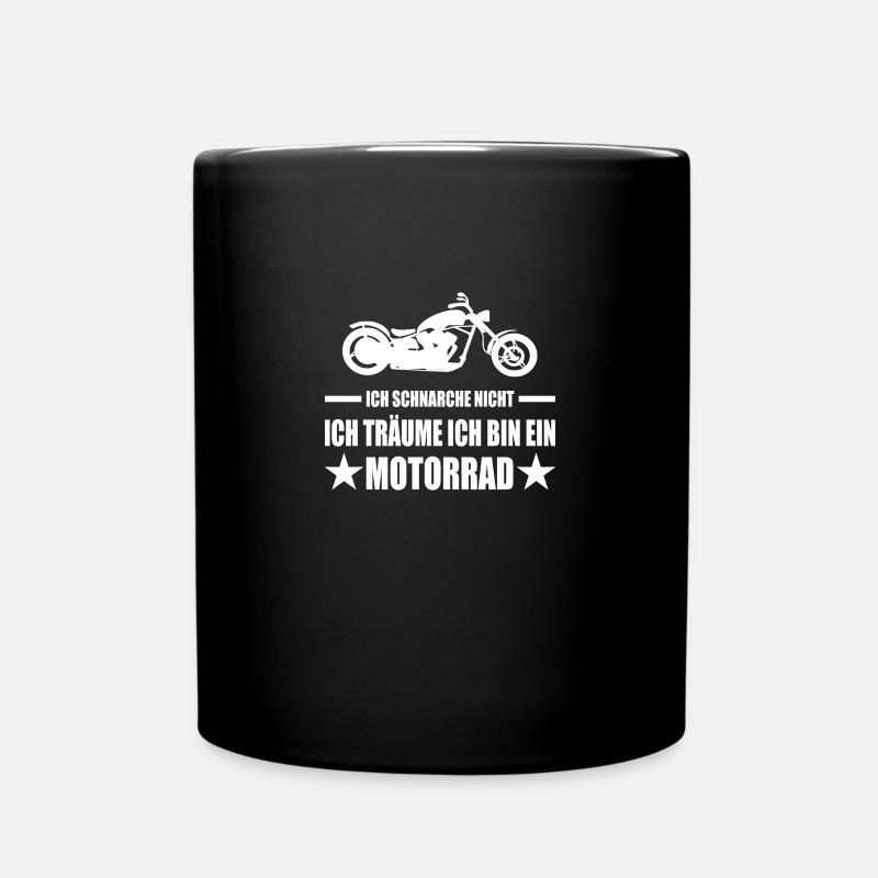 Motorrad - Tasse einfarbig - Schwarz