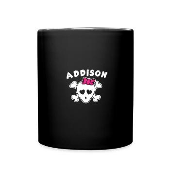 Pirate Addison Design for Girls and Women - Full Colour Mug - black - Front