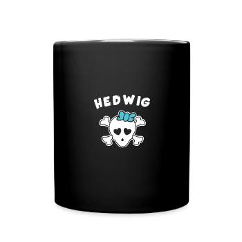 Piratin Hedwig Design für Mädchen und Frauen - Tasse einfarbig - Schwarz - Vorne