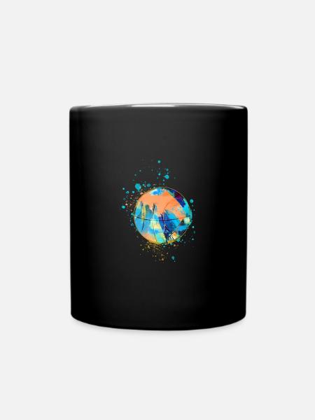 basketball,game,graffiti,painting,colorful - Full Colour Mug - black
