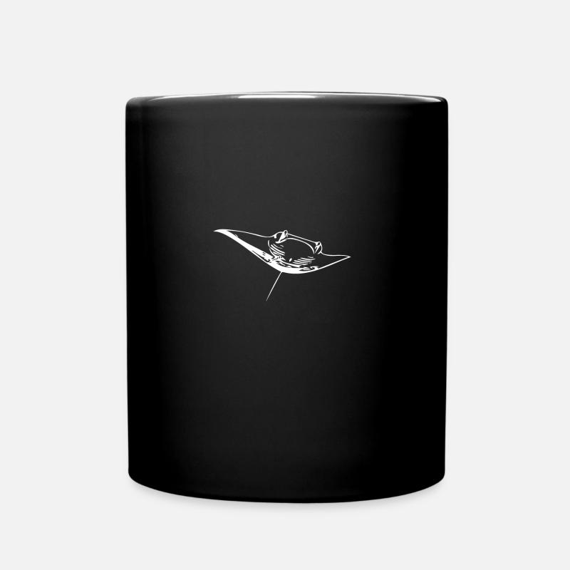 Raies manta - Mug uni - noir