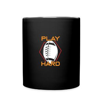American football - Full Colour Mug - black - Front