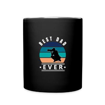 Best Dad Ever Photographer W - Full Colour Mug - black - Front