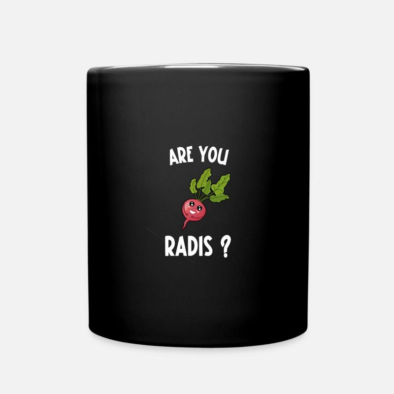 are you radis - Mug uni - noir