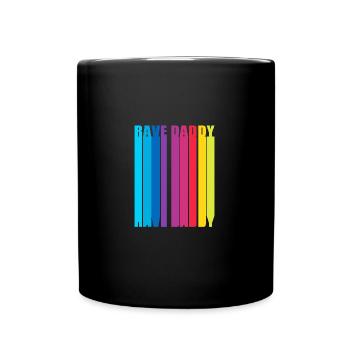 Rave Raver Musique techno Techno basse Table de mixage - Mug uni - noir - Devant