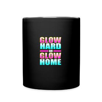 Rave Raver Techno music Techno bass Mischpult - Tasse einfarbig - Schwarz - Vorne