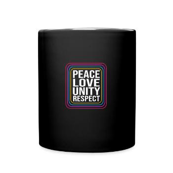 Rave Raver Techno music Techno bass Mischpult - Tasse einfarbig - Schwarz - Vorne