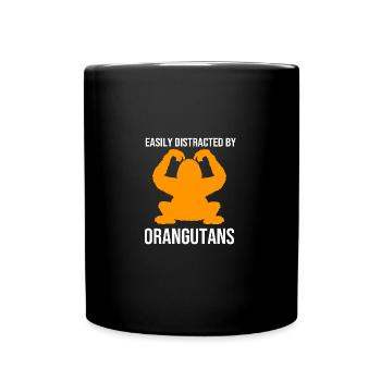 Orangutan - Full Colour Mug - black - Front
