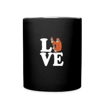 Orangutan - Full Colour Mug - black - Front