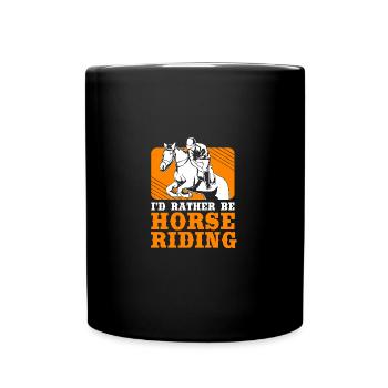 Show Jumping Show Jumping - Full Colour Mug - black - Front