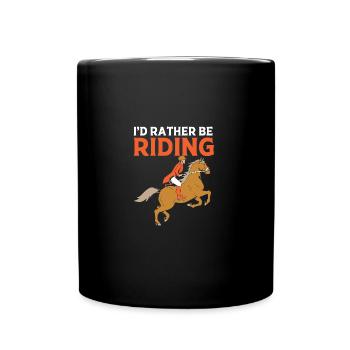 Show Jumping Show Jumping - Full Colour Mug - black - Front