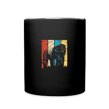 Gorilla - Full Colour Mug - black - Front