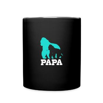 Gorilla - Full Colour Mug - black - Front
