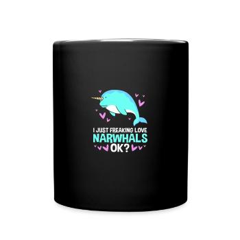 Narval - Mug uni - noir - Devant