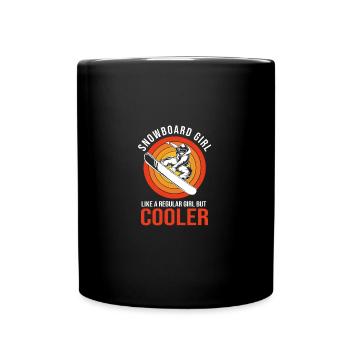 Snowboard Snowboard Vacances snowboard Snowboarders - Mug uni - noir - Devant