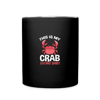 Crabe - Mug uni - noir - Devant