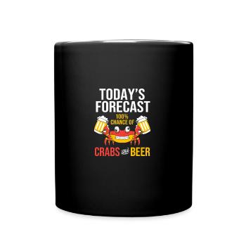 Crabe - Mug uni - noir - Devant