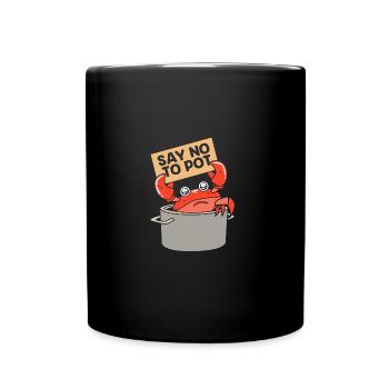 Crabe - Mug uni - noir - Devant