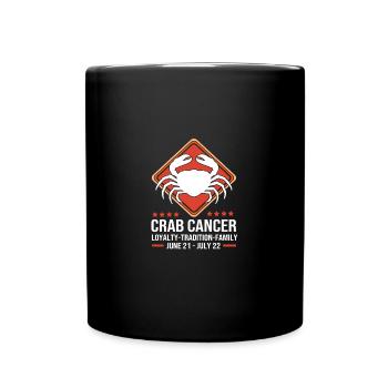 Crabe - Mug uni - noir - Devant