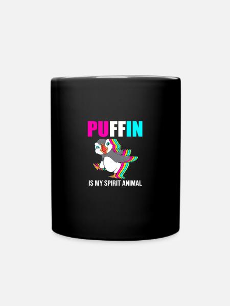 Macareux Papageientaucher - Mug uni - noir