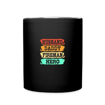 Pompier Pompier - Mug uni - noir - Devant