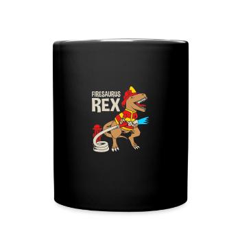 Pompier Pompier - Mug uni - noir - Devant
