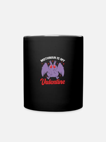 Mottenmann - Tasse einfarbig - Schwarz