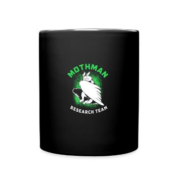 Mottenmann - Tasse einfarbig - Schwarz - Vorne
