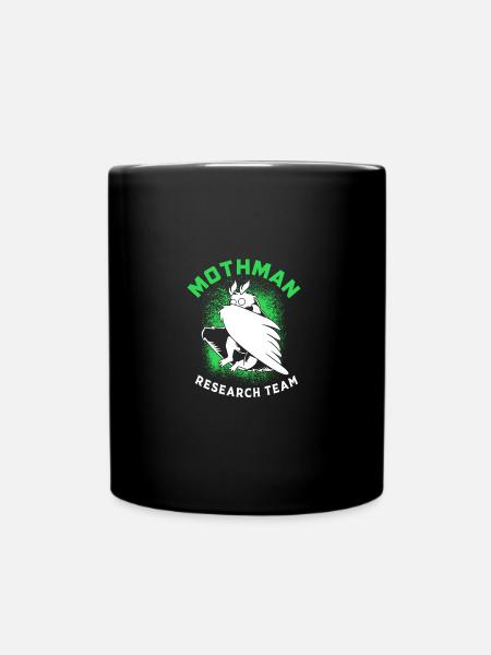 Mottenmann - Tasse einfarbig - Schwarz