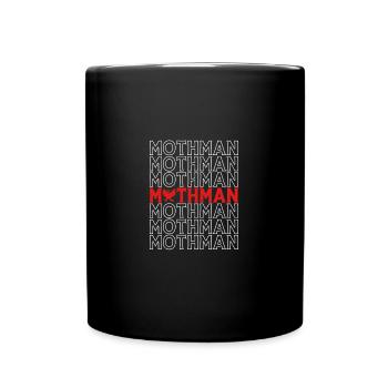 Mottenmann - Tasse einfarbig - Schwarz - Vorne