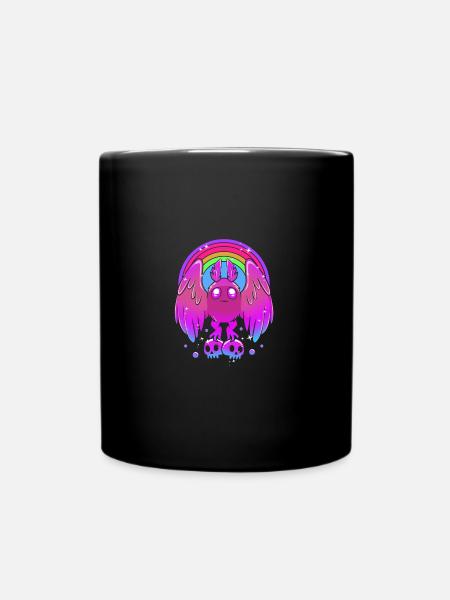 Mottenmann - Tasse einfarbig - Schwarz