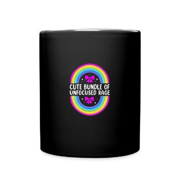 Pastell Gothic - Tasse einfarbig - Schwarz - Vorne