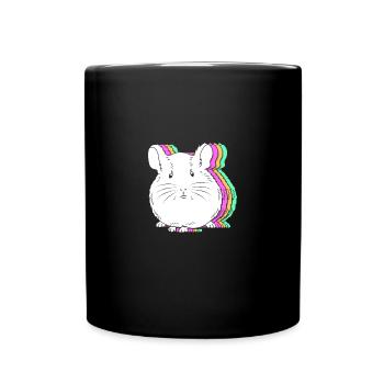Chinchilla - Tasse einfarbig - Schwarz - Vorne