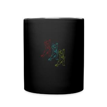 Walzer Paartanz - Tasse einfarbig - Schwarz - Vorne