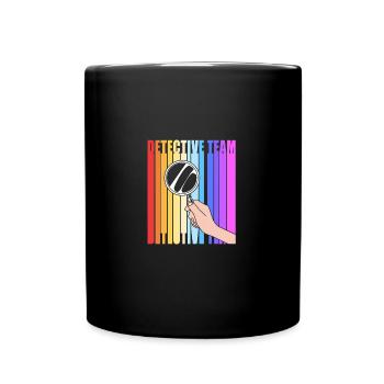 Détective - Mug uni - noir - Devant