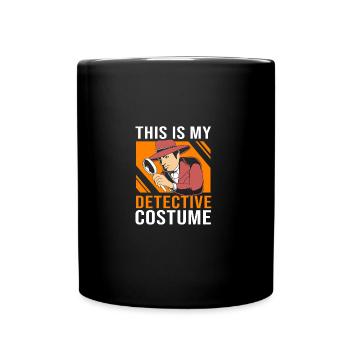 Détective - Mug uni - noir - Devant
